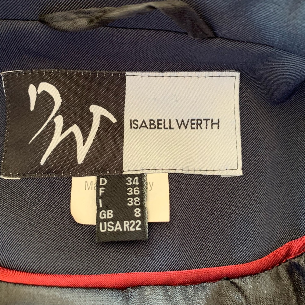 ISABELL WERTH  Navy Equestrian Riding Show Jacket - Picture 4 of 6